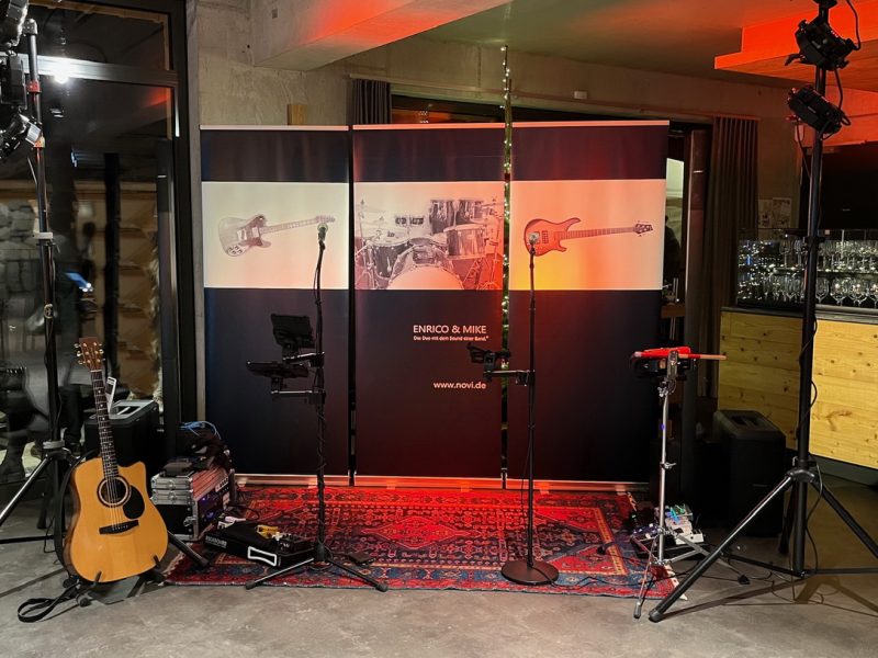 Aufbau Duo Firmenfeier 2025