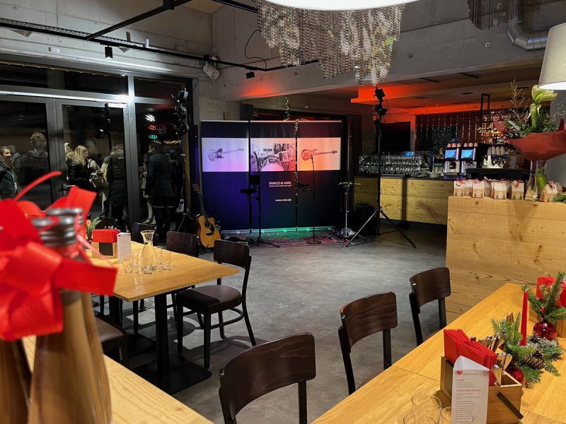 Aufbau Duo Eventlocation 2025